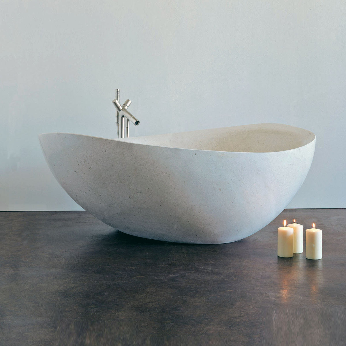 Custom Design Handmade Natural Stone Japanese Ofuro Soaking Bathtub