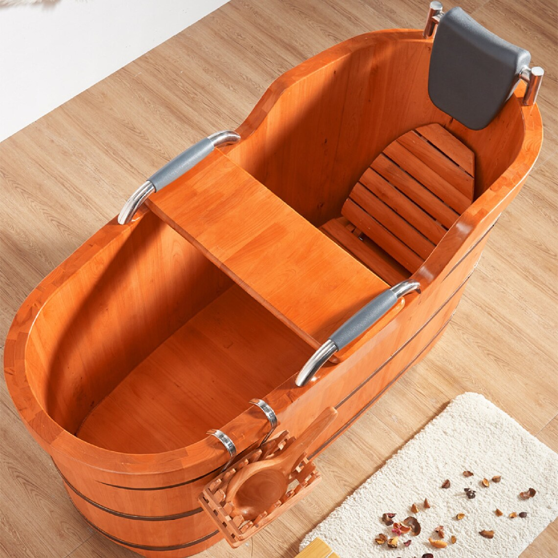 High Quality Wooden Soaking Bathtub