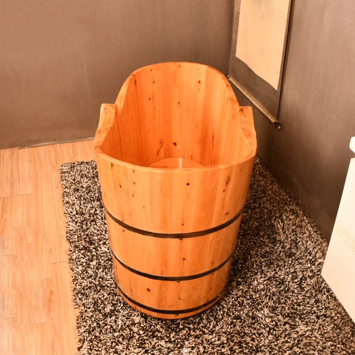 High Quality Cedar Wood Bathtub